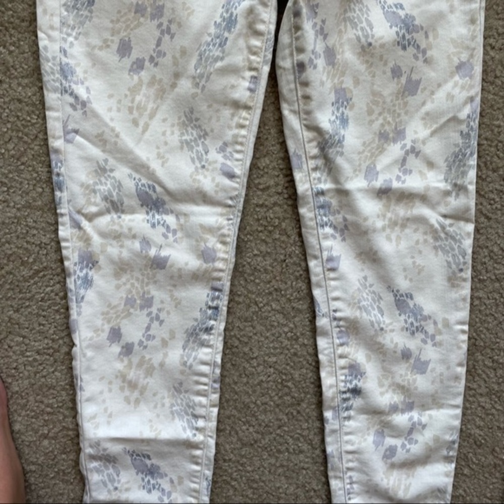 American Eagle White Patterned Jegging Jeans - image 7